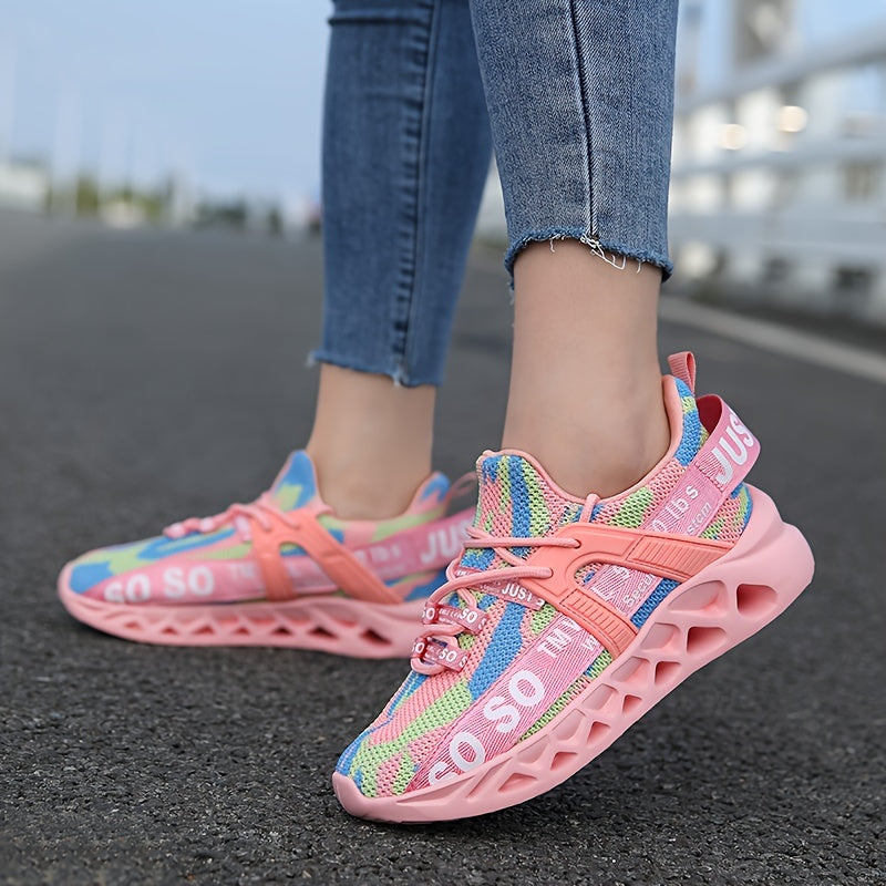 Blade Type Shoes - Plus Size Men's Shock Absorption Slip-On Sneakers for Outdoor Activities